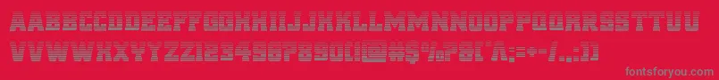 reddeliciousgrad Font – Gray Fonts on Red Background