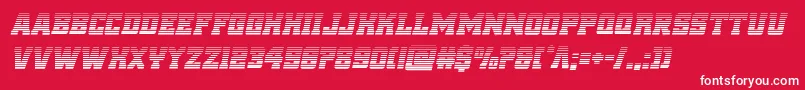 reddeliciousgradital Font – White Fonts on Red Background