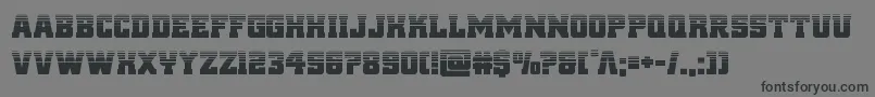 reddelicioushalf Font – Black Fonts on Gray Background