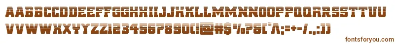 reddelicioushalf Font – Brown Fonts on White Background