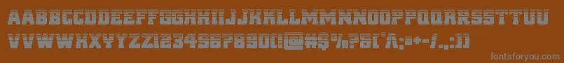 reddelicioushalf Font – Gray Fonts on Brown Background