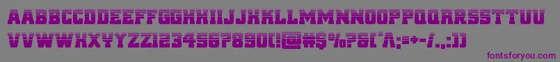 reddelicioushalf Font – Purple Fonts on Gray Background