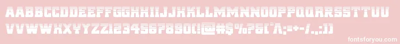 reddelicioushalf Font – White Fonts on Pink Background