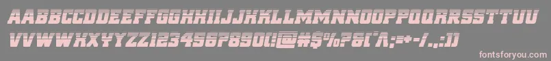 reddelicioushalfital Font – Pink Fonts on Gray Background