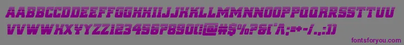 reddelicioushalfital Font – Purple Fonts on Gray Background