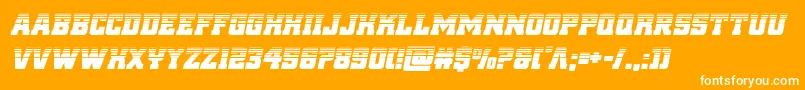 reddelicioushalfital Font – White Fonts on Orange Background