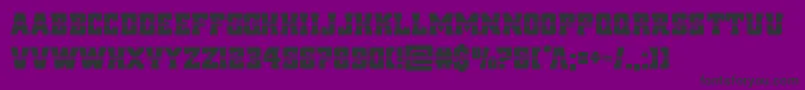 reddeliciouslaser Font – Black Fonts on Purple Background