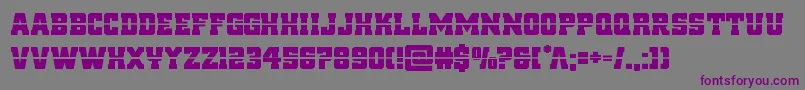 reddeliciouslaser Font – Purple Fonts on Gray Background