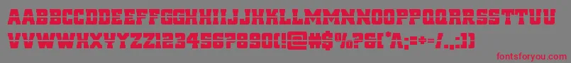 reddeliciouslaser Font – Red Fonts on Gray Background