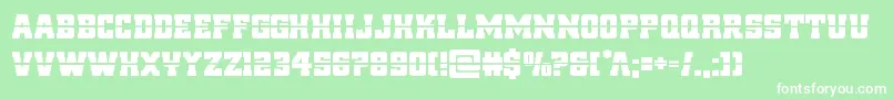 reddeliciouslaser Font – White Fonts on Green Background