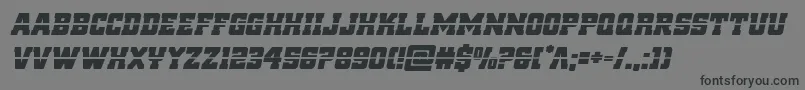 reddeliciouslaserital Font – Black Fonts on Gray Background