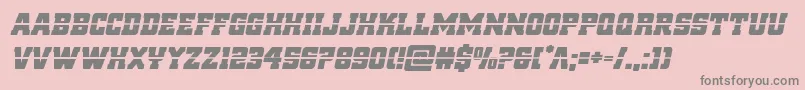 reddeliciouslaserital-Schriftart – Graue Schriften auf rosa Hintergrund