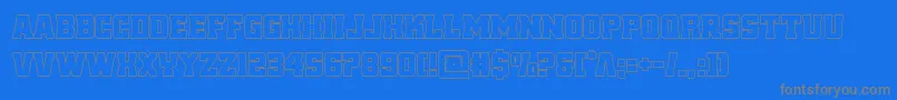 En savoir plus sur la police reddeliciousout Police reddeliciousout – polices grises sur fond bleu