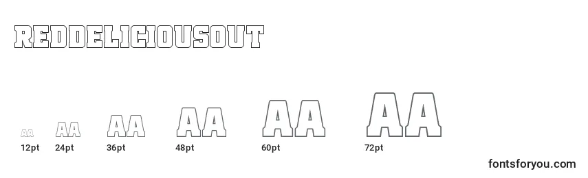 Reddeliciousout Font Sizes