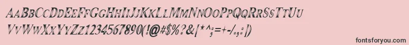 Lisätietoja Maranallohighitalic-fontista Maranallohighitalic-fontti – mustat fontit vaaleanpunaisella taustalla