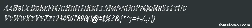 Maranallohighitalic Font – White Fonts