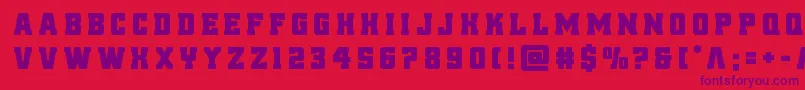 reddelicioustitle Font – Purple Fonts on Red Background