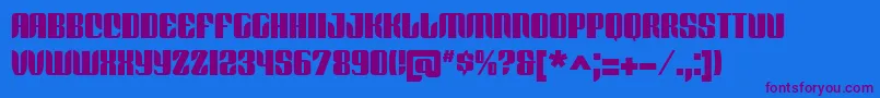 REDFB    Font – Purple Fonts on Blue Background