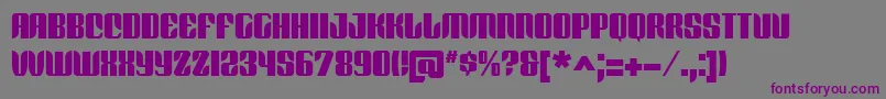 REDFB    Font – Purple Fonts on Gray Background