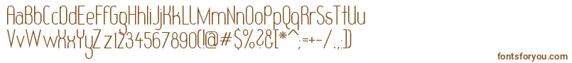 Шрифт REDHG    – коричневые шрифты на белом фоне