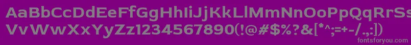 RedRose Bold Font – Gray Fonts on Purple Background
