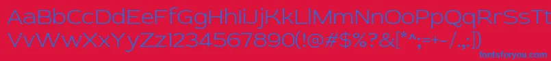 RedRose Light-fontti – siniset fontit punaisella taustalla