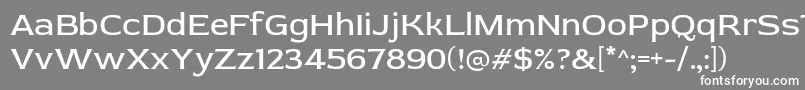 RedRose Regular Font – White Fonts on Gray Background