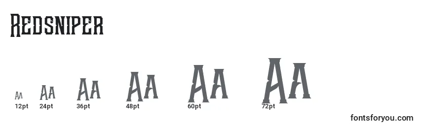 Redsniper Font Sizes