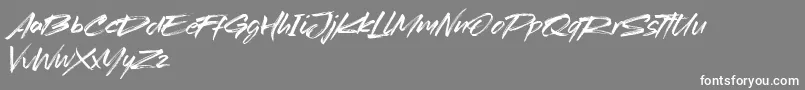 Redtowns Font – White Fonts on Gray Background