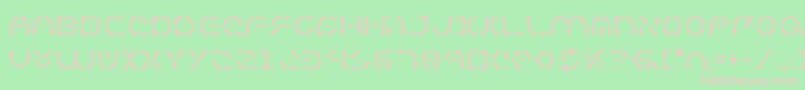 Zetasentry Font – Pink Fonts on Green Background