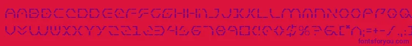 Zetasentry Font – Purple Fonts on Red Background