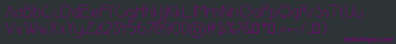 Reduza Infinity Font – Purple Fonts on Black Background
