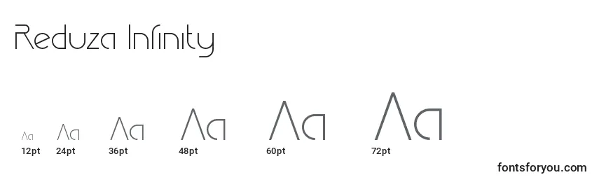 Reduza Infinity Font Sizes