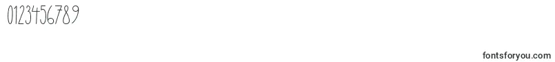 Refresh Regular-Schriftart – Schriften für Zahlen und Nummern