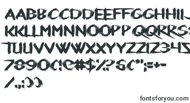 Refresher font – garbage Fonts