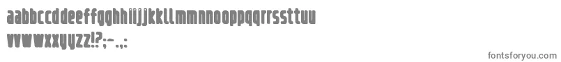 フォントrefrigerator fill – 白い背景に灰色の文字