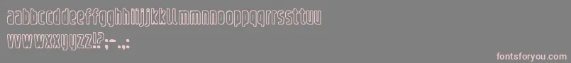 fuente refrigerator outline – Fuentes Rosadas Sobre Fondo Gris