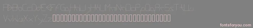 regard Font – Pink Fonts on Gray Background