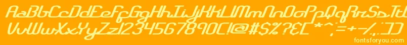 Saiba mais sobre a fonte registry Fonte registry – fontes amarelas em um fundo laranja