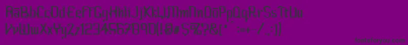 Farang ffy Font – Black Fonts on Purple Background