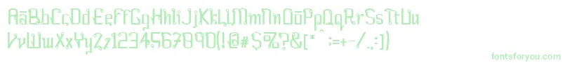 Farang ffy-Schriftart – Grüne Schriften