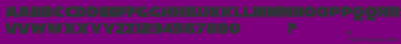 Reisenberg 2 0 D Font – Black Fonts on Purple Background