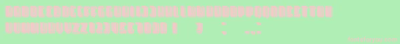 ReleasesFilled Font – Pink Fonts on Green Background