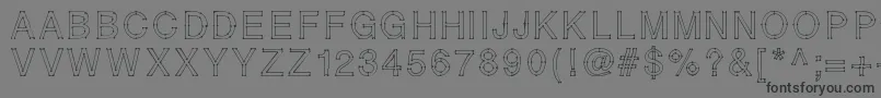 RELIERLESPOINTS Font – Black Fonts on Gray Background