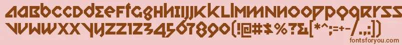 Подробнее о шрифте relish gargler Шрифт relish gargler – коричневые шрифты на розовом фоне