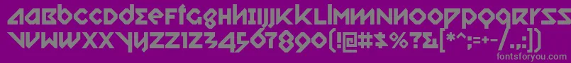 Lisätietoja relish gargler-fontista relish gargler-fontti – harmaat kirjasimet violetilla taustalla