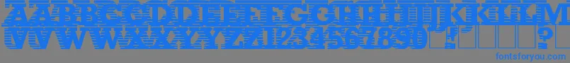 Remanenceフォントについての詳細 フォントRemanence – 灰色の背景に青い文字