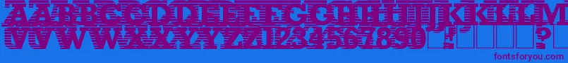 Remanenceフォントについての詳細 フォントRemanence – 紫色のフォント、青い背景
