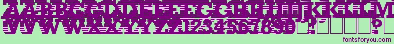 Подробнее о шрифте Remanence Шрифт Remanence – фиолетовые шрифты на зелёном фоне