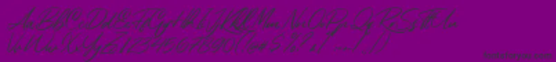 fuente Rembank – Fuentes Negras Sobre Fondo Morado